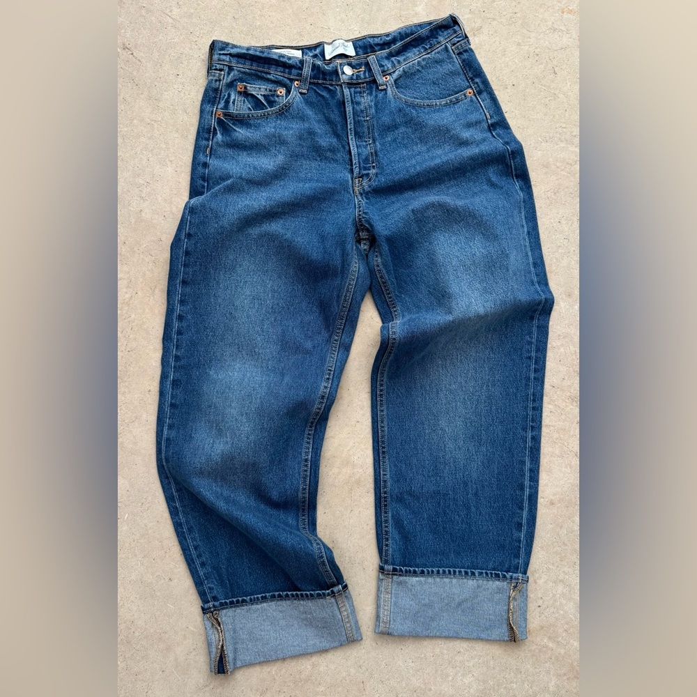 Universal Thread Mid Rise 90’s Baggy Blue Jeans